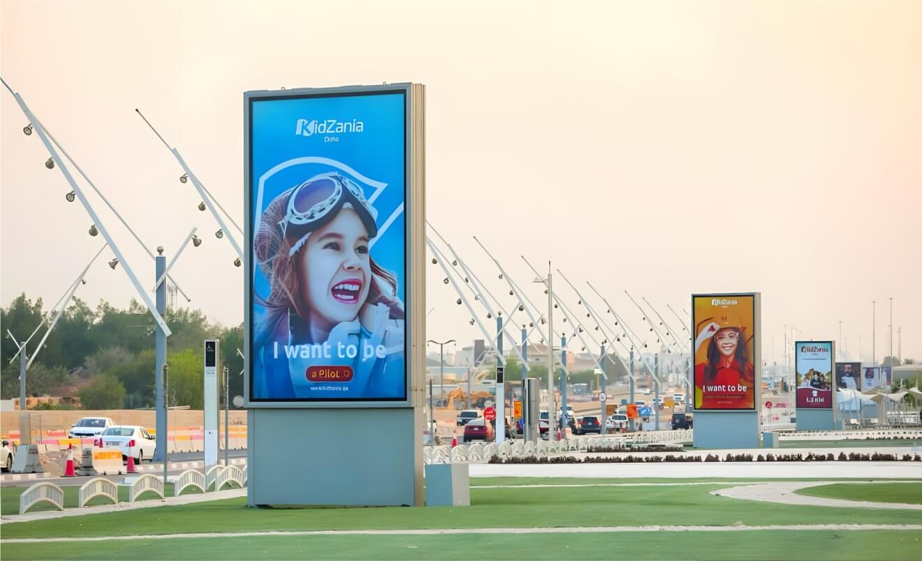 2022 كأس العالم قطر لوحة الإعلانات الرقمية LED