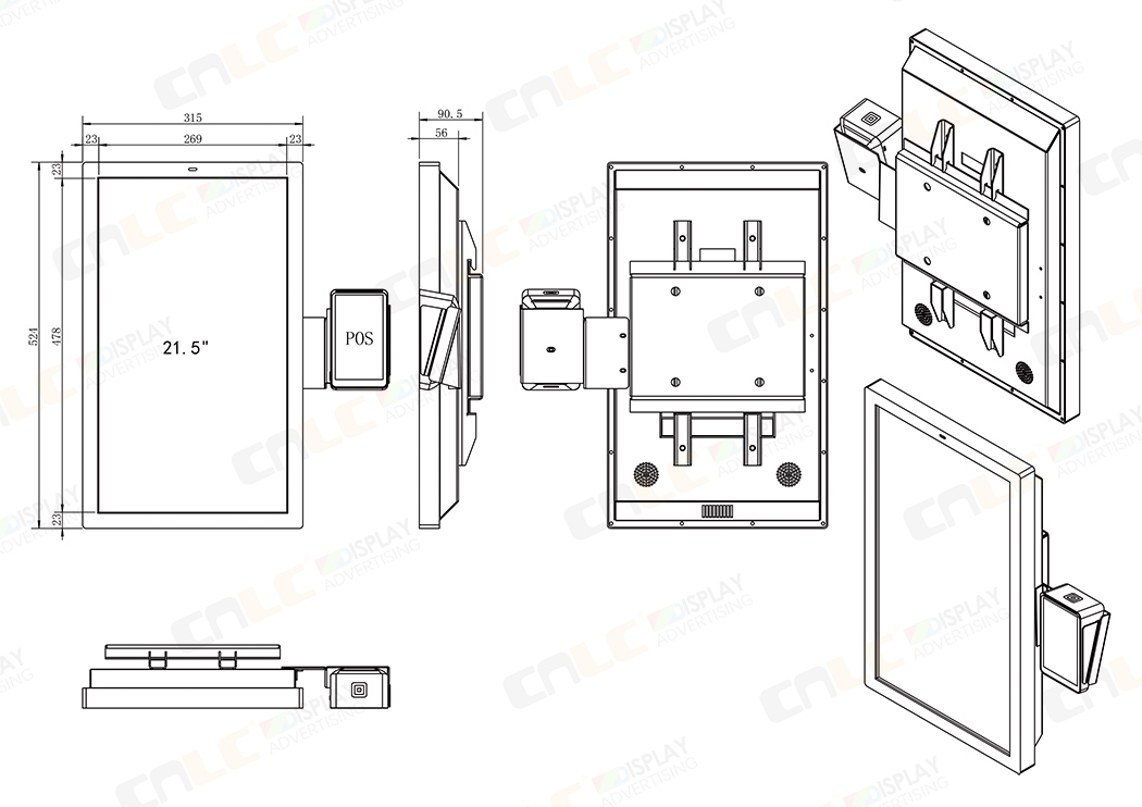 Desktop interactive ad display