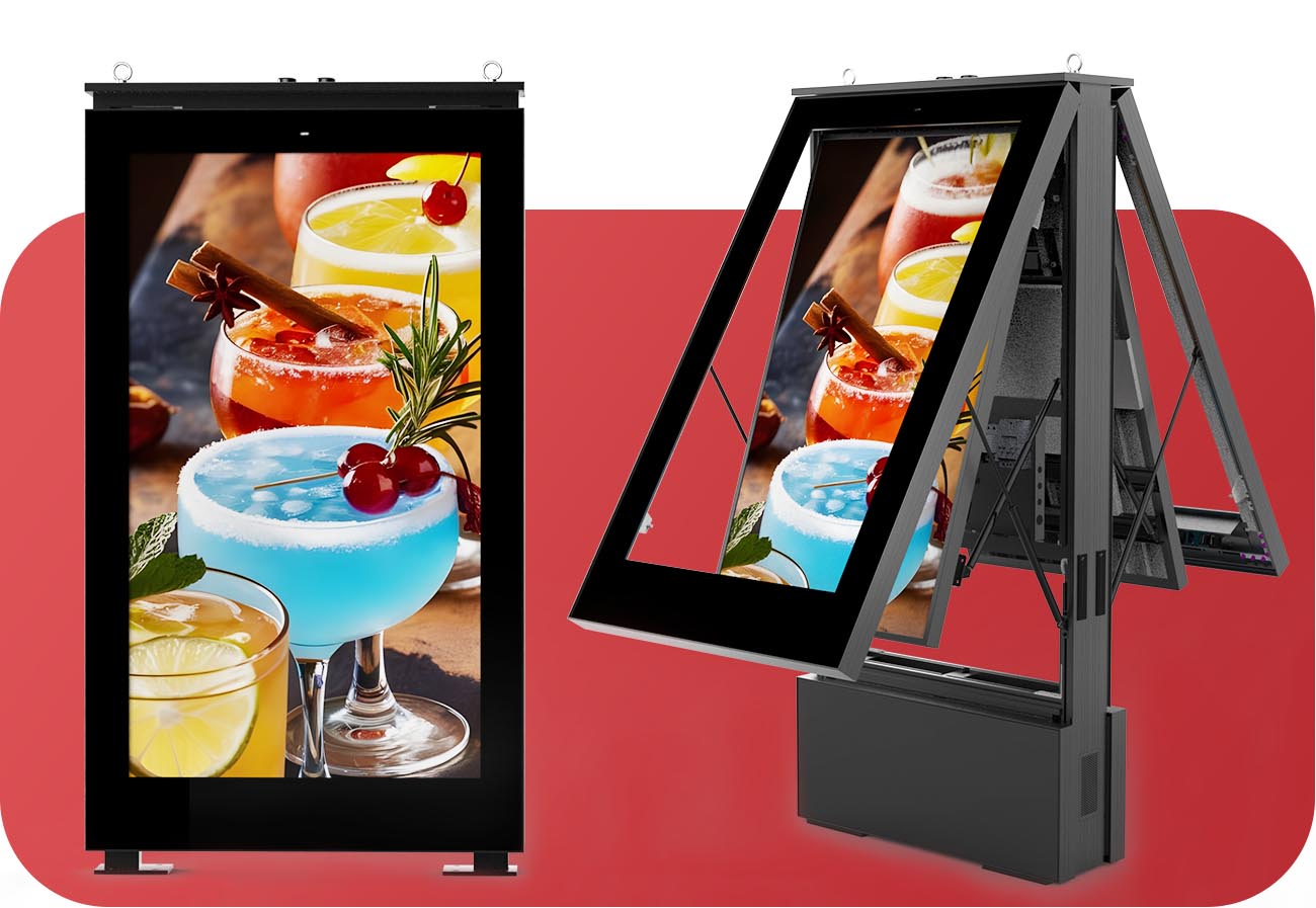 شاشة عرض إعلانات LCD خارجية