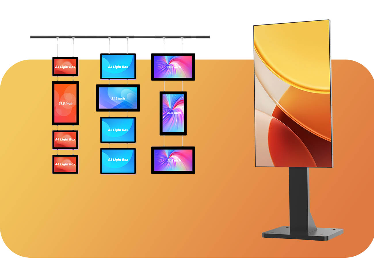 لافتات رقمية LCD داخلية