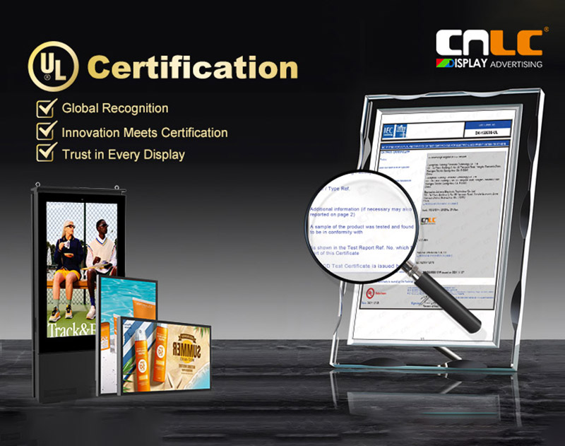 حاصلة على شهادة UL: شركة CNLC تطلق شاشة LCD عالية السطوع مقاس 55 بوصة