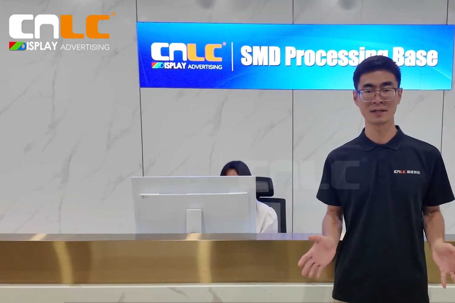 خط إنتاج CNLC SMD LED | مُصنِّع لافتات رقمية خارجية
