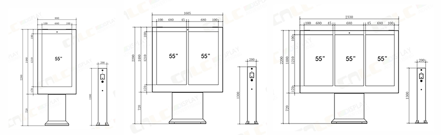CNLC Drive-Thru Digital Menu Board Solutions – Outdoor LED & LCD Menu Displays for Quick-Service Restaurants