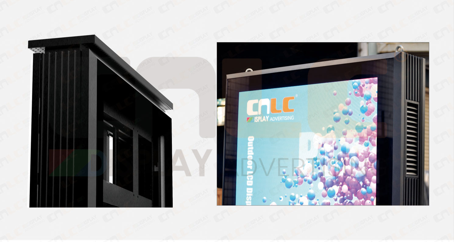 Aluminum LED enclosure for outdoor digital signage and LED billboard.