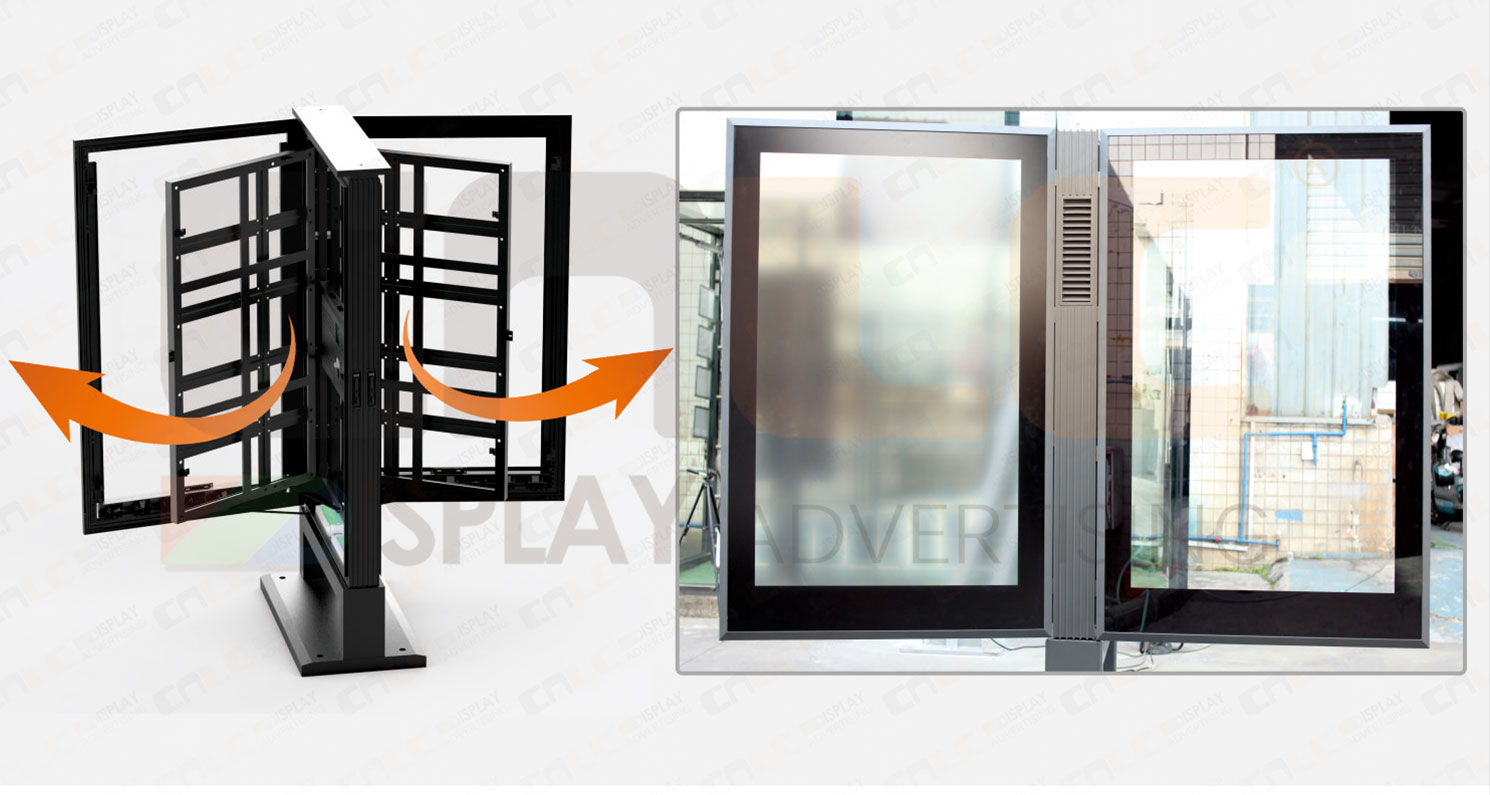 Outdoor LED Totem with Smart Cooling and Airflow Design
