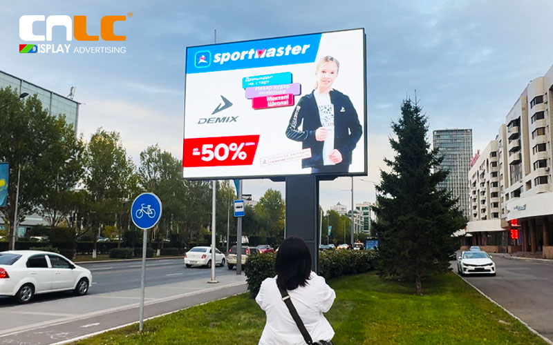 CNLC Outdoor LED Billboard Project in Central Asia – 2 Years of Reliable Operation