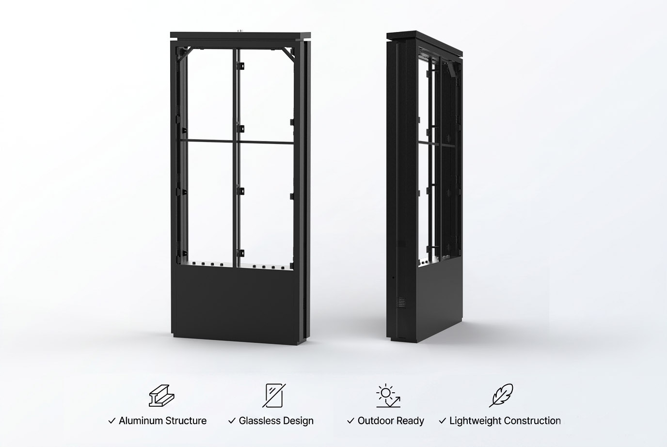 Outdoor LED Display Enclosure for Digital Advertising