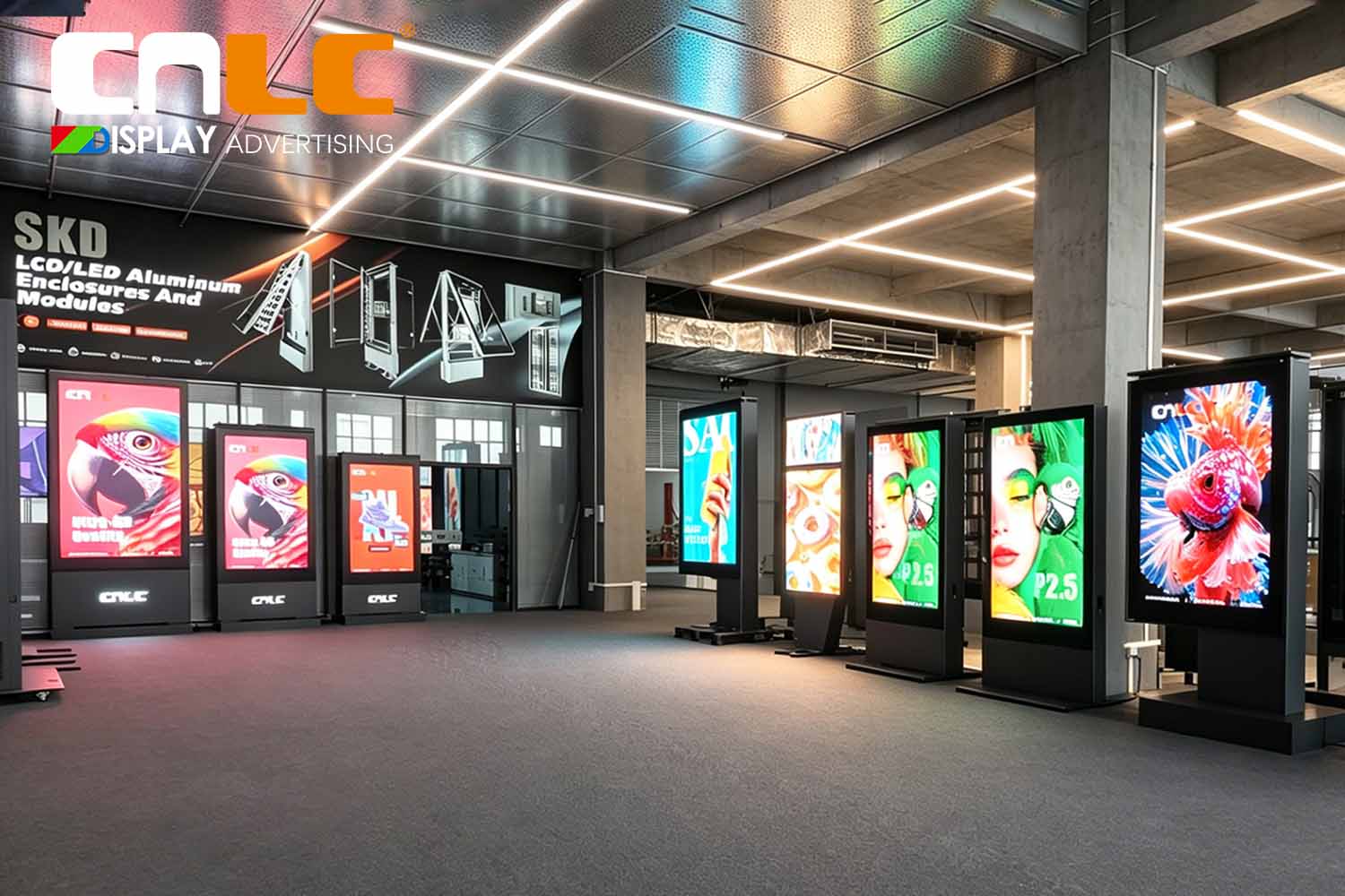 أهلاً بكم في منشأة التصنيع الجديدة لشركة CNLC | جولة في مصنع اللافتات الرقمية الخارجية بتقنية LED وLCD