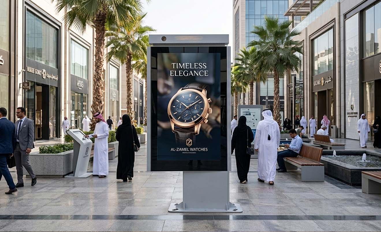 دراسة حالة من الشرق الأوسط: نشر 90 وحدة من أعمدة الإضاءة الخارجية بتقنية LED من الفئة P4