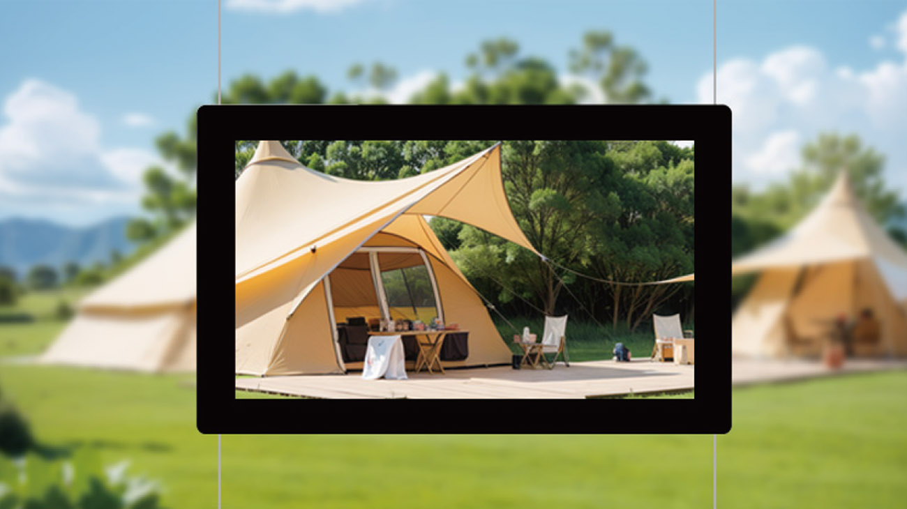 HD display, clear image quality, commercial LCD screen
