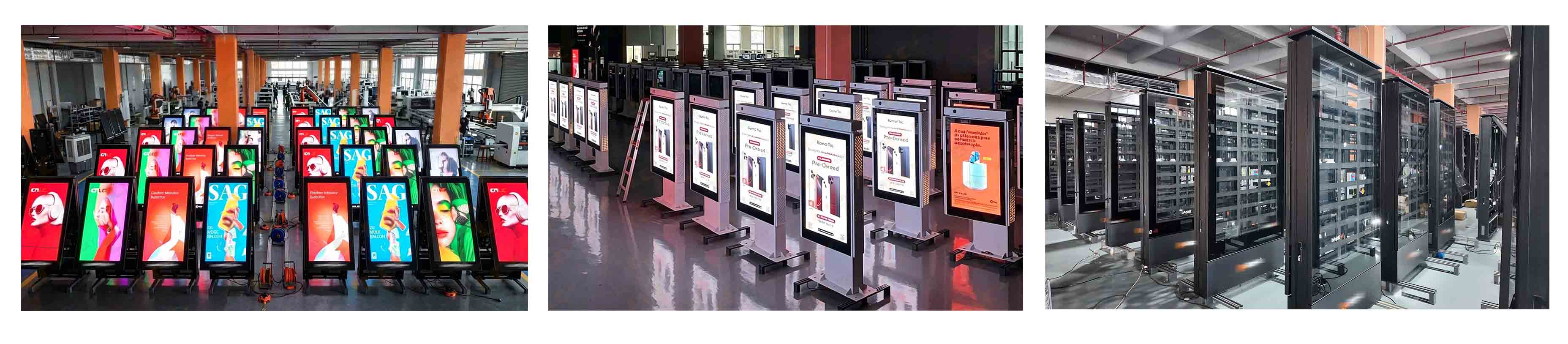 CNLC outdoor display products prepared for project delivery