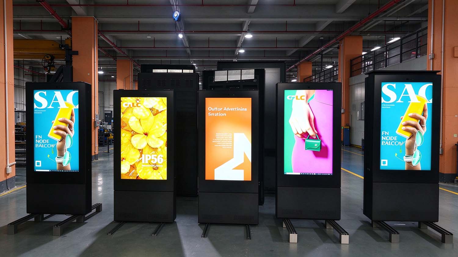 Outdoor LCD digital signage display designed for outdoor applications